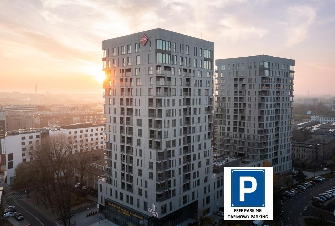 15 Pietro Sokolska 30 Towers Apartments - New - Lux - Parking - Sauna - Gym- And The Best View In Katowice Exterior foto